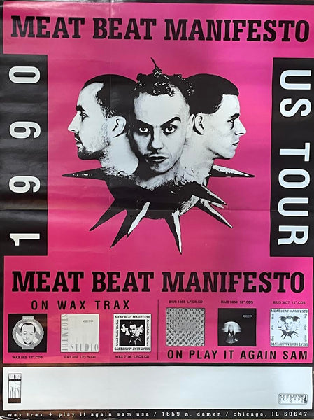 Meat Beat Manifesto - 1990 US Tour - 18