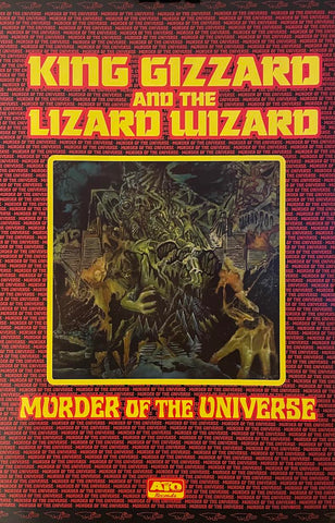 King Gizzard & the Lizard Wizard - Murder of the Universe - 11" x 17" Promo Poster Double Sided - p0383-1