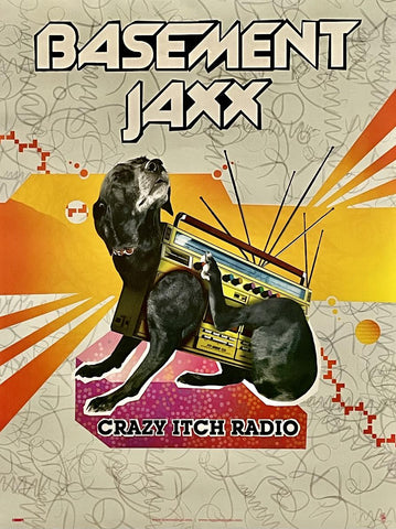 Bassment Jaxx - Crazy Itch Radio - 18" x 24" Album Promo Poster - p0413
