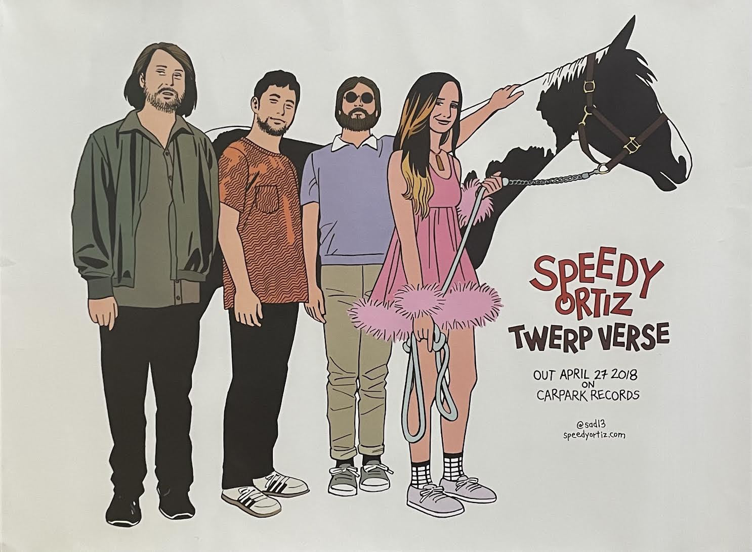 Speedy Ortiz - Twerk Verse - 18 x 24 Promo Poster p0371-1– Shuga Records
