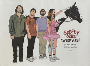 Speedy Ortiz - Twerk Verse - 18" x 24" Album Promo Poster - p0371-1