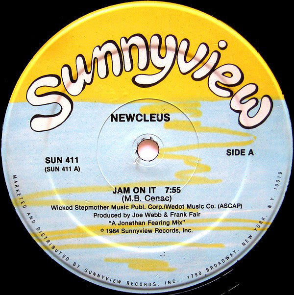 Newcleus ‎– Jam On It - VG 12" Single USA 1984 - Electro
