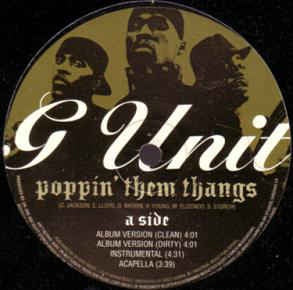 G-Unit - Poppin' Them Thangs / G'd Up - M- 12" Single 2003 Interscope Records USA - Hip Hop