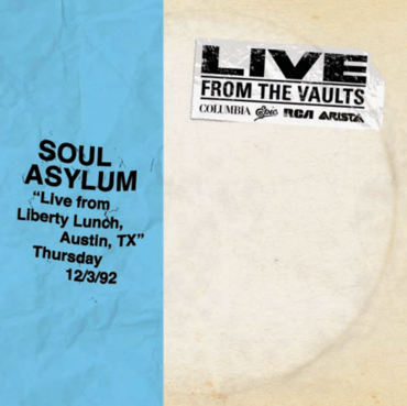 Soul Asylum - Live From Liberty Lunch, Austin TX, December 3, 1992 - New 2 Lp 2018 USA Record Store Day Vinyl - Rock / Pop
