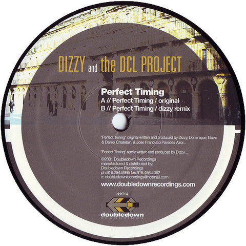 Dizzy & DCL Project ‎– Perfect Timing - New 12" Single USA 2002 Doubledown Vinyl- House