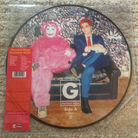 Gerard Way ‎– Hesitant Alien - New LP Record 2017 Reprise USA Picture Disc Vinyl - Alternative Rock / Art Rock