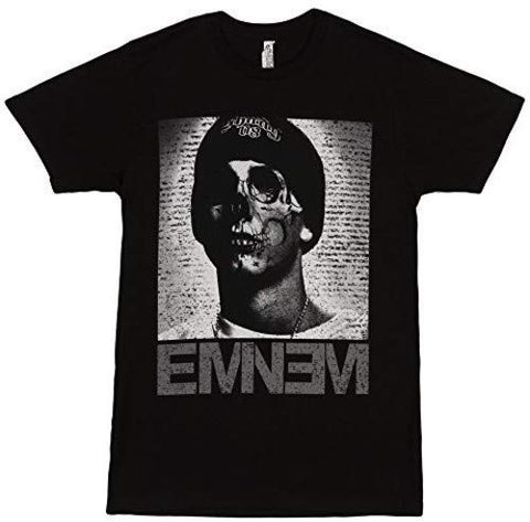 Eminem Skull Face Black Tee XLarge