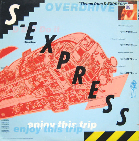 Theme From S-Express - VG+ 12" Single Record 1988 Capitol Rhythm King USA Vinyl - House / Acid House