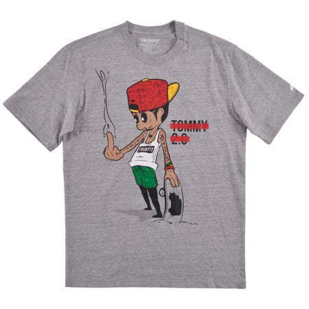 Trukfit - Men's Grey Tommy 2.0 Lil Wayne Skate T-Shirt