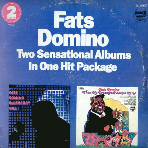 Fats Domino ‎– When My Dreamboat Comes Home / Blueberry Hill - VG+ 2 Lp Record 1973 Stereo USA - Rock / Blues Rock