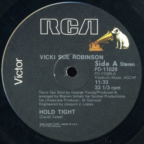 Vicki Sue Robinson - Hold Tight / Turn The Beat Around VG 12" Single Record 1977 USA - Disco