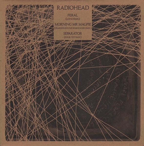 Radiohead - Feral (Lone RMX) / Morning Mr Magpie (Pearson Sound Scavenger RMX) / Separator (Four Tet RMX) - New 12" Single Record 2011 Ticker Tape UK Vinyl - House / Bass Music - Shuga Records