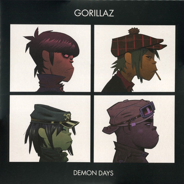 Gorillaz - Demon Days (2005) - Mint- 2 LP Record 2017 Warner Vinyl Me, Please Club Edition RARE Mispress Red Translucent Vinyl - Trip Hop / Hip Hop / Pop Rap / Rock - Shuga Records