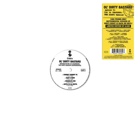 Ol' Dirty Bastard - Return to the 36 Chambers: The Dirty Version (The Instrumentals) - New 2 LP Record Store Day Black Friday 2020 Rhino / Elektra Vinyl - Hip Hop