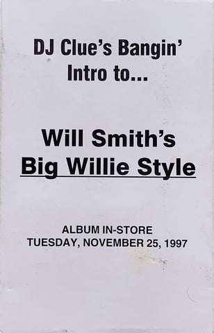 Will Smith – DJ Clue's Bangin' Intro to... Big Willie Style - Used Cassette Tape Columbia 1997 USA - Hip Hop