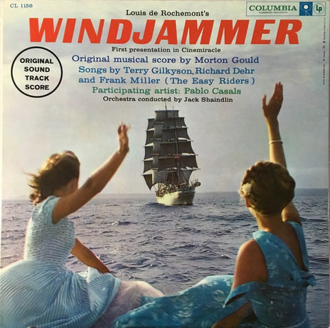Morton Gould ‎– Windjammer - VG+ Lp Record 1958 CBS USA Mono Vinyl - Soundtrack
