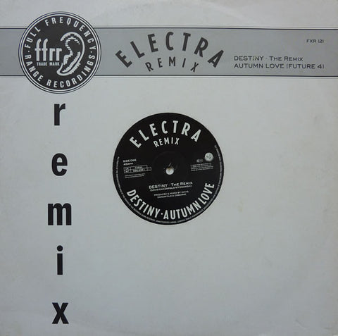 Electra - Destiny (The Remix) VG+ - 12" Single 1989 FFRR UK - House