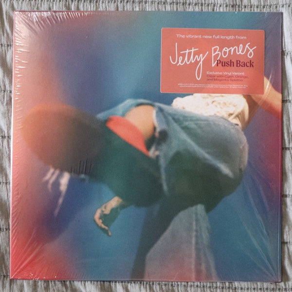 Jetty Bones – Push Back - New LP Record 2021 Rise Clear w/ Cyan, Orange, and Magenta Splatter Vinyl - Alternative Rock / Pop Punk - Shuga Records