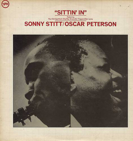 Sonny Stitt / Oscar Peterson ‎– Sittin' In - VG 2 Lp Set (UK Import) 1970's - Jazz