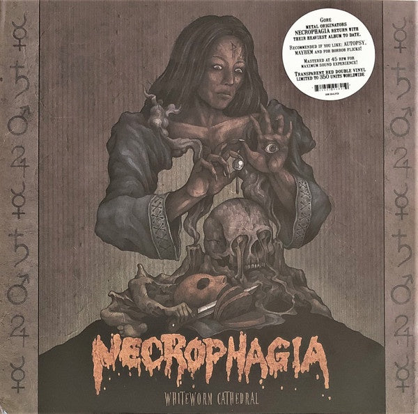 Necrophagia ‎- Whiteworm Cathedral - New 2 LP Record 2014 Season Of Mist Europe Import Red Transparent Vinyl - Death Metal - Shuga Records