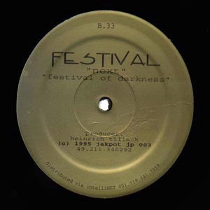 Festival ‎– Festival Melody - VG+ 12" Single 1995 Germany - Techno
