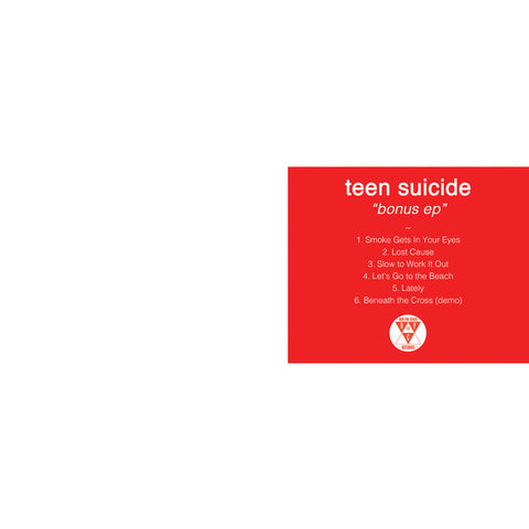 Teen Suicide - Bonus EP - New EP Record 2016 Run for Cover USA White Vinyl - Indie Rock / Lo-Fi / Emo
