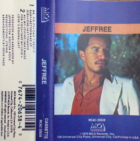 Jeffree ‎– Jeffree - Used Cassette Tape MCA USA - Funk / Soul