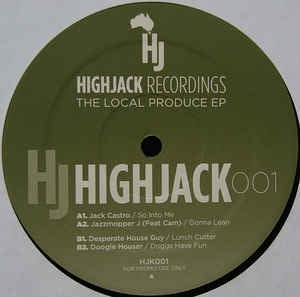 Various ‎– The Local Produce EP - Mint 12" Single Record - 2006 Australia Highjack Vinyl - House - Shuga Records