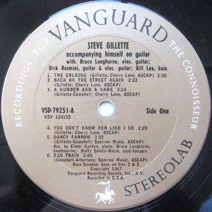 Steve Gillette - Steve Gillette - VG+ (NO ORIGINAL COVER) 1968 Stereo USA - Folk