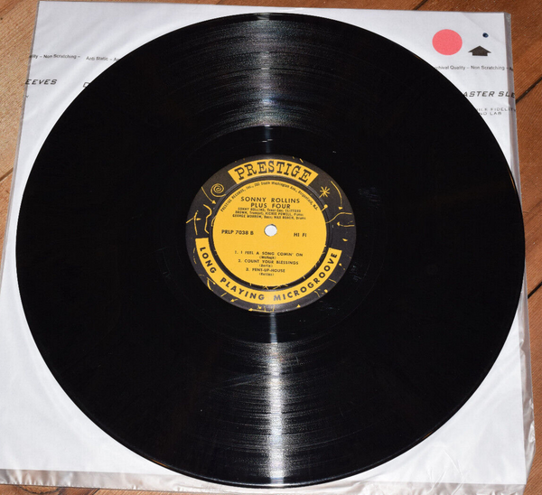 Sonny Rollins – Plus 4 - Near Mint- LP Record 1957 Prestige USA Mono Original Vinyl & Alternate cover