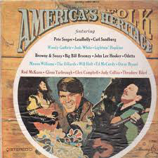 Lightnin' Hopkins / Big Bill Broonzy / John Lee Hooker / Leadbelly & More - America's Folk Heritage - VG+ 6 Lp Box Set 1960's (VG- box) USA - Blues / Folk