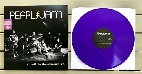 Pearl Jam ‎– Acoustic in Mountainview, CA - New LP Record 2021 Mind Control Europe Import Purple Vinyl - Grunge / Acoustic