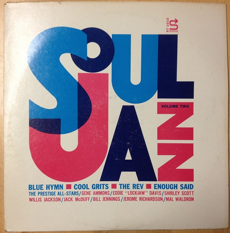 The Prestige All Stars ‎– Soul Jazz Volume 2 - VG Lp Record 1960 Mono USA Vinyl - Jazz / Hard Bop
