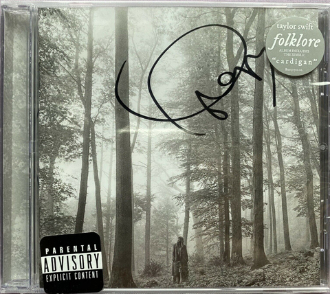 Taylor Swift ‎– Folklore - New CD Album 2020 Republic USA Deluxe  "In The Trees" Version & Signed / Autographed - Indie Rock / Indie Pop