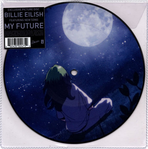 Billie Eilish ‎– My Future - New 7" Single Record 2020 Darkroom Picture Disc Vinyl - Indie Pop