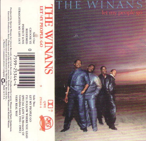 The Winans ‎– Let My People Go - Used Cassette 1985 Qwest - Soul