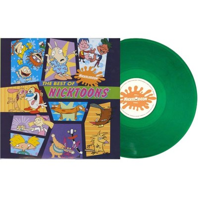 Various ‎– The Best Of Nicktoons - New Lp Record 2015 Kid Rhino Slime Green Vinyl - Soundtrack / TV / Children's - Shuga Records