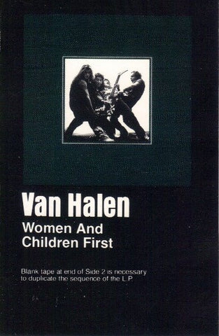 Van Halen ‎– Women And Children First - Used Cassette Tape Warner 1980 USA - Rock / Hard Rock