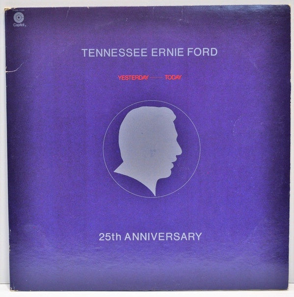 Tennessee Ernie Ford ‎– 25th Anniversary Yesterday---Today - VG+ 2xLp Record 1974 USA Original Vinyl - Country - Shuga Records