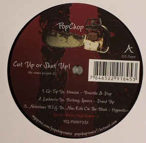 Popchop ‎– Cut Up Or Shut Up Sampler 2 - Mint- 12" Single Record - 2006 USA Popchop Vinyl - Hip Hop / Mashup