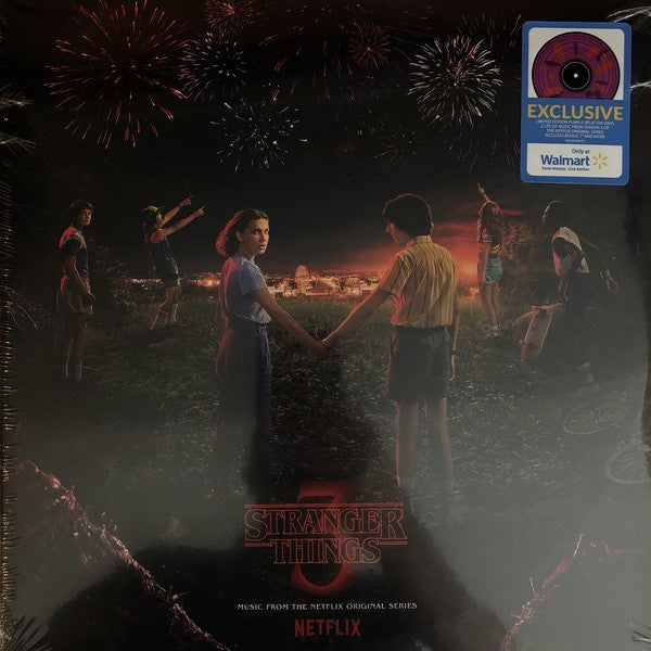Various – Stranger Things 3: (Music From The Netflix Original Series) - New 2 LP Record 2019 Legacy Walmart Purple Splatter Vinyl, 7", Poster & Cards - Soundtrack