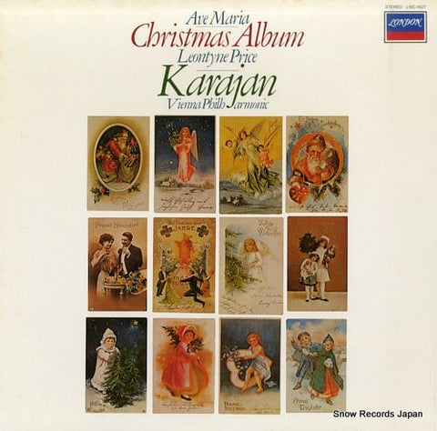 Karajan, Leontyne Price & Vienna Philharmonic Orchestra – Presents Christmas - Ave Maria (1961) - Mint- LP Record 1970s London Japan Vinyl & Insert - Holiday / Classical