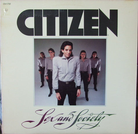 Citizen – Sex And Society - VG+ Lp Record 1980 USA Original Vinyl - Rock