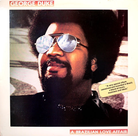George Duke ‎– A Brazilian Love Affair - VG+ LP Record 1980 Epic USA Vinyl - Jazz-Funk / Disco