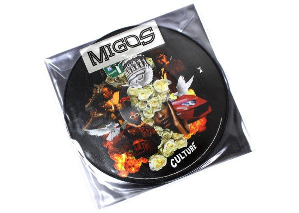 Migos ‎– Culture - New Vinyl Record 2017 Quality Control / 300 Entertainment 2-LP Picture Disc (Limited to 1000 Worldwide!) - Shuga Records