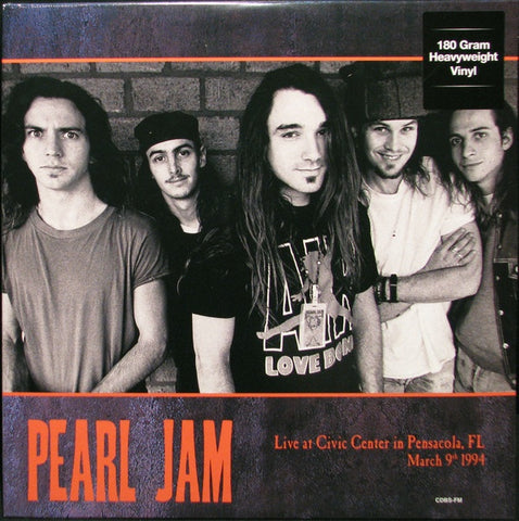Pearl Jam ‎– Live At Civic Center In Pensacola, FL March 9th 1994 - New 2 LP Record 2017 DOL Europe 180 gram Colored Vinyl - Grunge / Rock