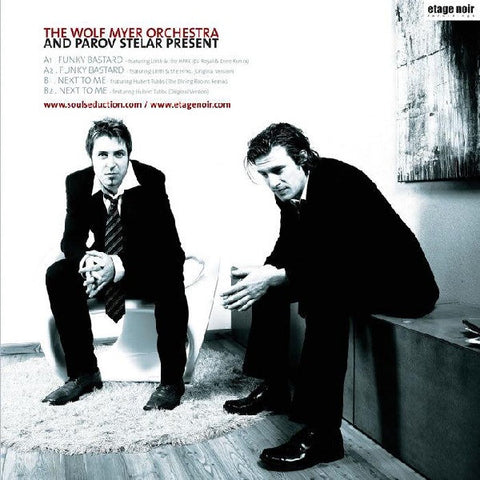 The Wolf Myer Orchestra And Parov Stelar ‎– Funky Bastards - Mint- 12" Single Record 2006 Etage Noir Austria Import Vinyl - Electronic / Future Jazz