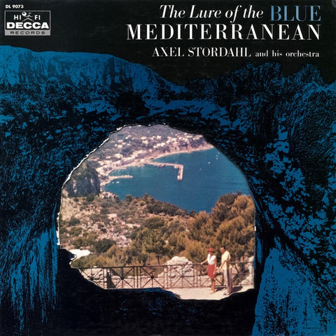 Axel Stordahl And His Orchestra ‎– The Lure Of The Blue Mediterranean - VG Lp Record 1959 Decca USA Mono Vinyl & Booklet - Jazz / Space-Age