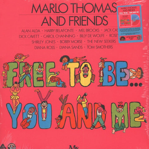 Marlo Thomas and Friends - Free To Be You And Me - New Lp Record Store Day 2018 Brookvale USA RSD Pink & Blue Split Vinyl & Book - Children's