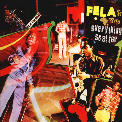 Fela Kuti & Africa 70 ‎– Everything Scatter (1975) - New Vinyl Lp Record 2017 Reissue on Orange Vinyl with Download - Funk / Afrobeat